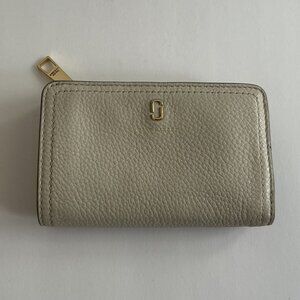 MARC JACOBS Bifold leather pebble zipper Wallet Women's M0015120106 5 5/8" L.